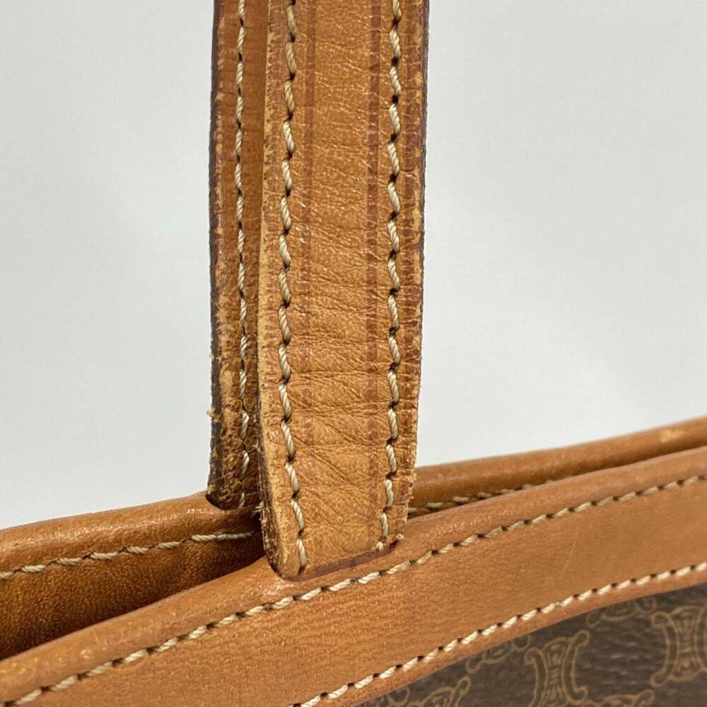 Celine Macadam Tote Bag, Brown, Women's - Picture 8 of 11